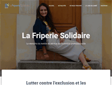 Tablet Screenshot of lafriperiesolidaire.com